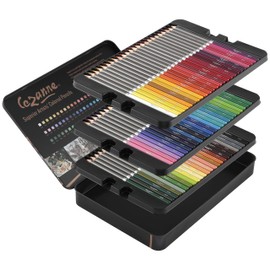 Cezanne Colored Pencils Set for Adults, Multicolor, Set of 72 Vibrant Colors Professional Artist Grade for Drawing, Sketching, and Coloring