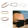 KUFptva Hat Belts for Fedora Hat Cowboy Hat Band Leather