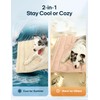 ZonLi Dog Cooling Mat, 48" x 28"Large, Reversible Cooling Pad