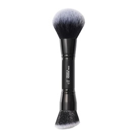 E.L.F. Dual-ended cream + powder brush 2-in-1 makeup brush for a gorgeous, airbrushed complexion and cruelty-free / E.L.F. 듀얼 엔드 크림 + 파우더 브러시 투인원 메이크업 브러시로 화려하고 에어브러시처럼 보이는 안색을 연출하고 및 크루얼티 프리