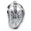 Nicoone Melting Clock,Creative Surrealism Decorative Dali Watch,L-Shaped Curved Surface Over