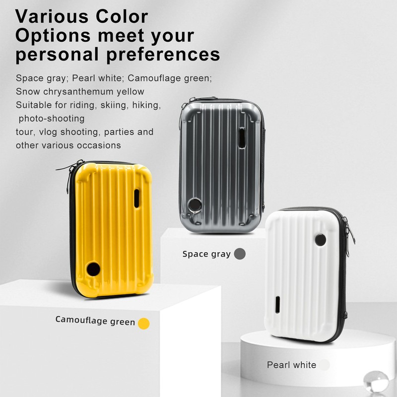 Camera Case Detachable Dual Zipper Waterproof Protective Portable Camera Storage