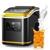 COWSAR Countertop Ice Maker with LED Display & Timer, 26lbs/24H,