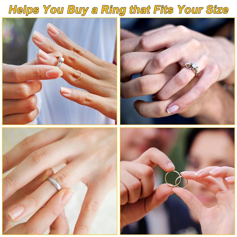 JAZORR Ring Sizer Measuring Tool Kit, Finger Measure Size, A-Z