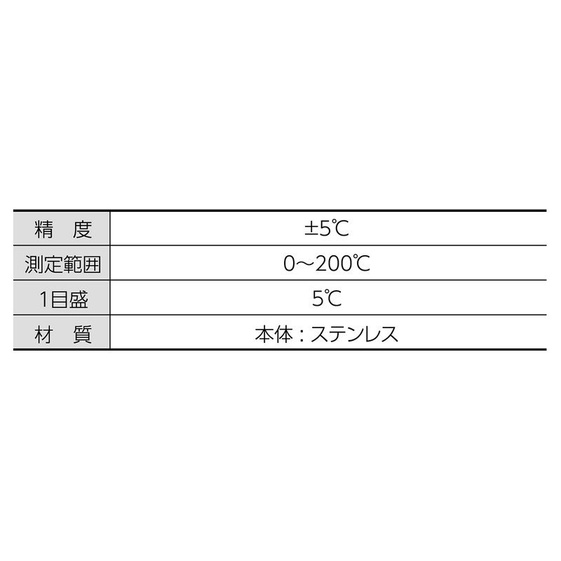 Shinwa Sokutei 73012 Thermometer, V-4, Round T-Shape, White Scale