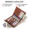 FALAN MULE Small Wallet for Women Bifold RFID Blocking Leather