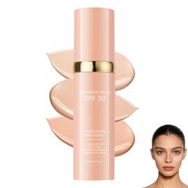 Foundation 4 en 1,Base Hidratante que Cambia de Color con FPS 50,Base que Cambia de Color,Corrector,Proteccin Solar, Larga Duracin y Resiste,se...    