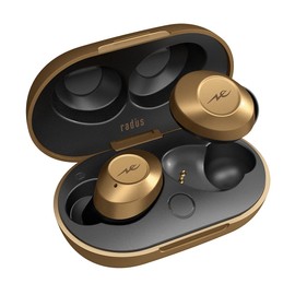 Radius Radius HP-T200BT Noise Cancelling, Fully Wireless Earbuds, Bluetooth Compatible, Full Wireless, ANC, External Sound Capture, Left and Right Separated, AAC, Long Playback, Lightweight, Small,