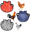 JOUTYFOR 6 Pack Chicken Saddles for hens, Chicken Apron Back