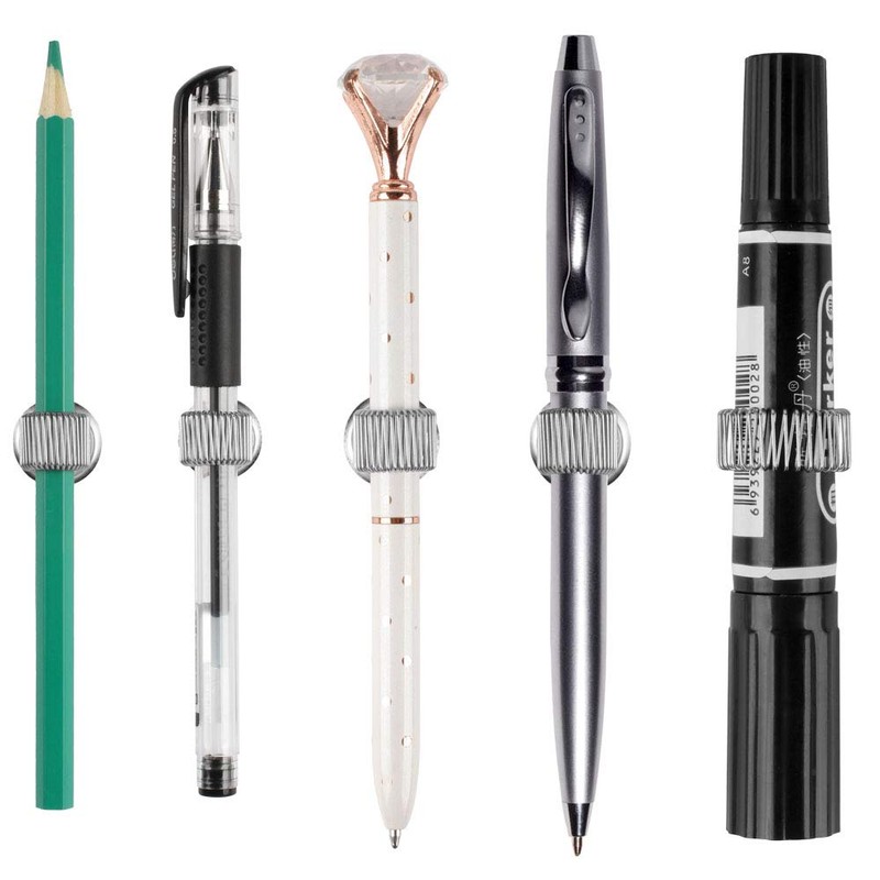 Pen Holder Magnetic Pack of 10 Stainless Steel Magnetic Pen
