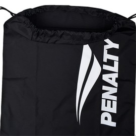 Penalty Gym Bag – Lightweight & Durable Sports Duffel, Spacious Main Compartment, Adjustable Shoulder Strap, Water-Resistant Material, Versatile for Travel & Fitness, Black & White, L, Soccer