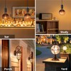 ONEWISH G150 Globe LED Bulb - Gradient Black Clear Glass
