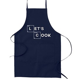 Let's Cook Periodic Table Kitchen Apron - [Navy]