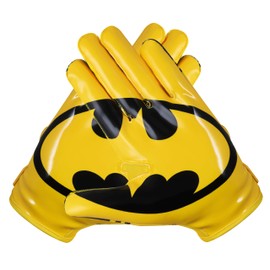 Influitive Gears Youth Football Gloves American Wide Receiver Football Gloves for Adult Men Women and Boys with Super Sticky Silicone Grip Palms Ultimate Performance Booster (Adult Large)