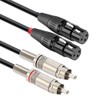 luxferre xlr rca converter cable rca xlr cable rca xlr
