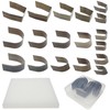 JMZLLRX 19 PCS Leather Cutter Tool Set, 18 PCS Leather