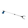HealthSmart Adjustable Length Reacher Grabber with Rotating Jaw, Contour Grip