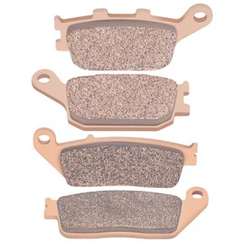 AHL Front & Rear Brake Pads Set for Honda VTX1300 S VTX1300S VTX 1300 S Retro/C/R/T 2003-2013;VTX1300 C/R/S Retro 2003-2006/VT1300 CXA Fury (Non ABS Model) 2010-2015 (Sintered copper-based)