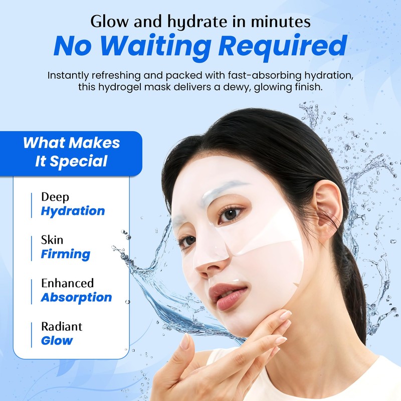 Bio Hydratique Hyaluronic Acid Melting Face Mask - Dermatologist Tested,