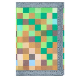 NEICY RFID Blocking Canvas Wallet for Men and Women - Camo Trifold Outdoor Sports Wallets with Magic Sticker for Teen Kids (Chequer)