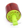 Aolyty Solar Strobe Warning Light 360 Degree Single Column Super