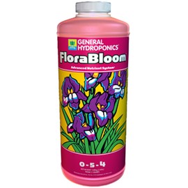General Hydroponics FloraBloom Plant Food, 0-5-4, 1 qt.