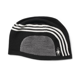 Smartwool Intraknit Thermal Max Merino Wool Beanie for Men and Women, Black-White, One Size