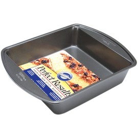 Wilton Perfect Results Premium Non-Stick Bakeware Square Cake Pan, Will Heat Evenly for Years of Quality Baking, 8-inches