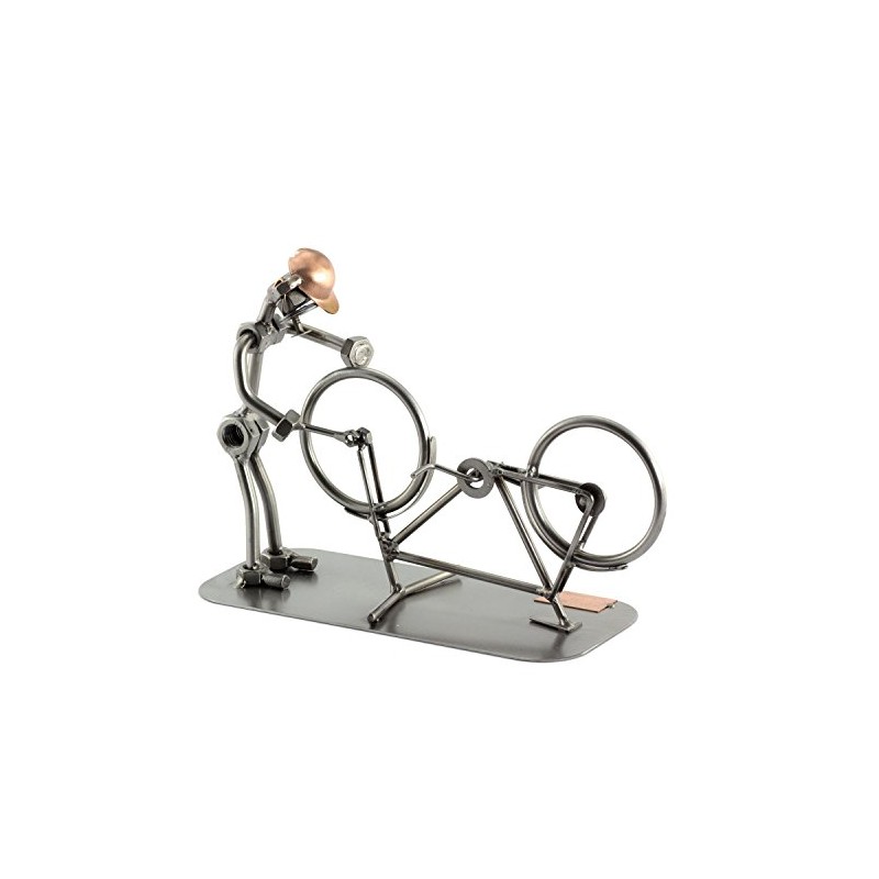 Steelman24 I Nuts and bolts sculpture Bicycle Mechanic I Handmade