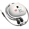 Gadpiparty Ear Wired Earbuds with Microphone Control Adorable Design for