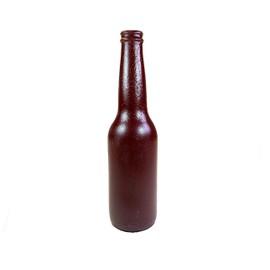 NewRuleFX Flexible Foam Rubber Beer Bottle Prop - Amber Brown Opaque - Amber Brown Opaque