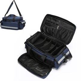 Be-Better Medical Bag,First Aid Bag,Emergency Bag, Organizer Professional First Responder Trauma Bag with Detachable Dividers for Nurses,Home Health Care, EMT(Bag Only)