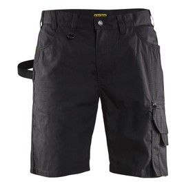 Blaklader Men's Ripstop Durable Breathable Stretch Work Shorts, Black, 38
