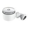 McAlpine ST90CB10-70 90mm Shallow Shower Trap Plated Brass, Chrome and