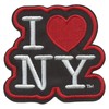 I Love New York City Souvenir NY Embroidered Patch Black