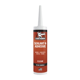 Liquid Rubber Caulk - Hybrid Silicone Adhesive and Protective Sealant, Clear, 1 Pack