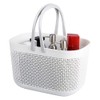 UUJOLY Plastic Organizer Storage Baskets with Handles, Shower Caddy Bins