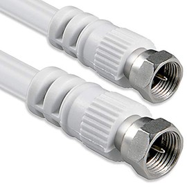 1aTTack.de Aerial Cable with Coaxial F-Connector Type Male to Female with One, Two, Three, or Fourfold Shielding 75 dB 85 dB 100 dB 110 dB 120 dB 125 dB