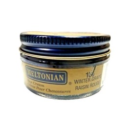 Meltonian Original MELTONIAN Boot & Shoe CREAM POLISH Restores SHINE and Preserves LEATHER - WINTER GRAPE RAISIN ROUGE #165