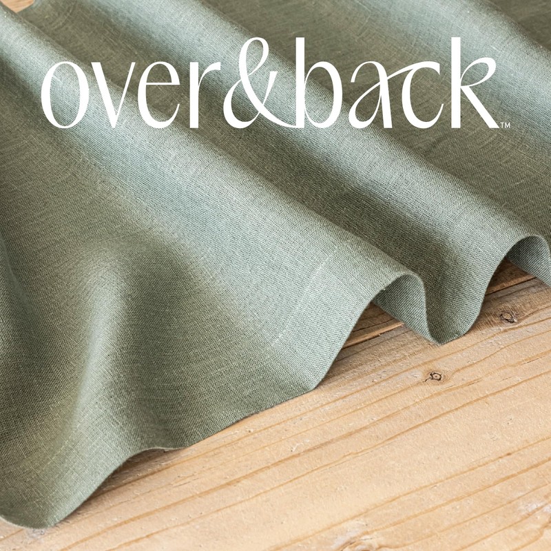 over&back 18x90 Washed 100% Linen Table Runner - Washable Table