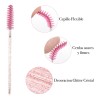 100 Microbrush Microaplicadores + 50 Cepillos Para Pestañas