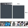 50 Mixed Size Grey Mailing Bags, Self Seal Strong Waterproof