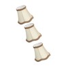 3Pcs E14 Clip On Lamp Shade Indoor Modern Fabric Candle