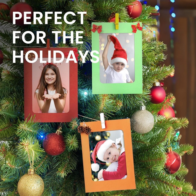Cardboard Paper Picture Frame DIY Hanging Kit (50 Pack) 4x6