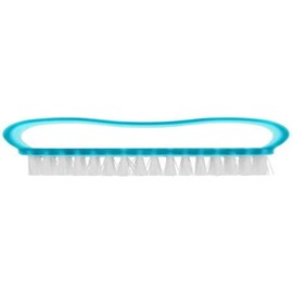 Elliott Large Wavy Nail Brush, Synthetic Fibres, Assorted Colours, Easy Grip, Bathroom Essential Items measuring 9.8 cm x 4.8 cm x 3.3 cm