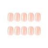 24 Piezas de Uñas Postizas a Presión, Uñas Falsas Cuadradas