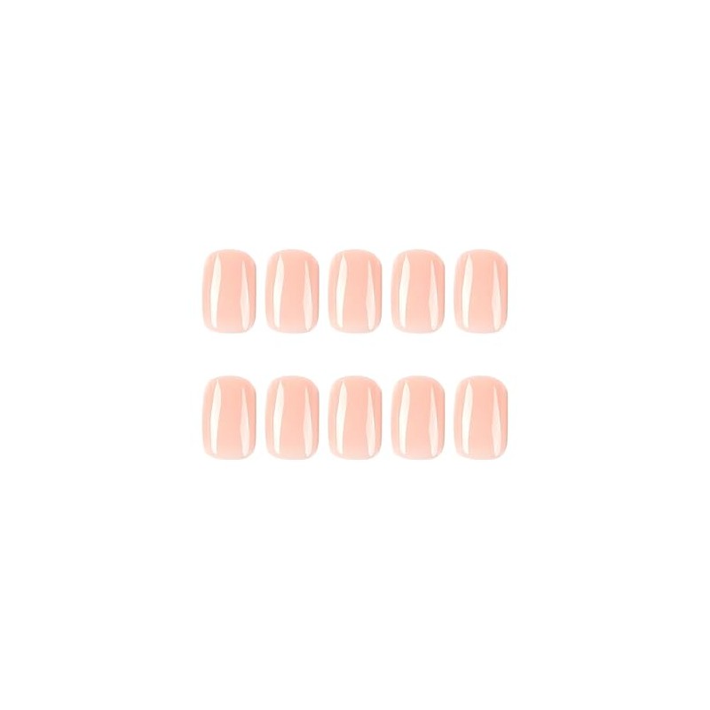 24 Piezas de Uñas Postizas a Presión, Uñas Falsas Cuadradas
