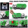 NOVAFUSION Garbage Truck Toys for Boys,Toy Garbage Truck Metal Diecast