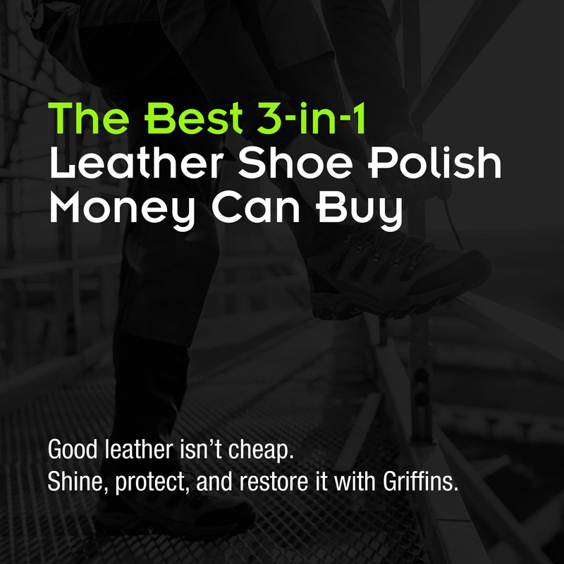 Griffin Neutral Shoe Polish Paste – 1.125 Oz – Conditions