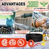 HEATIT Heat Tape for Water Pipes Heating Cable with Thermostat